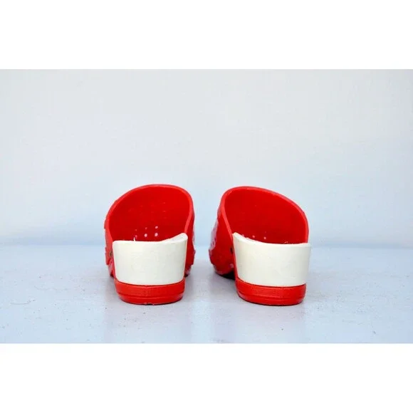Girls CHICCO Red Clogs Italian Sandals - DEADSTOCK Chicco 70s 80sEu 26